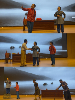 传承非遗文化 戏曲浸润校园 ——渝水职校开展赣中花鼓戏进校园活动